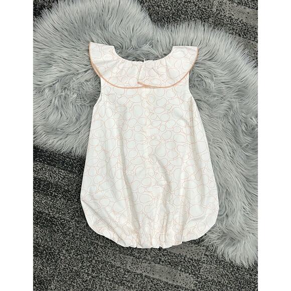 Coco Au Lait White Geometric Patterned Balloon Skirt‎ Dress Size 2T - Picture 5 of 5